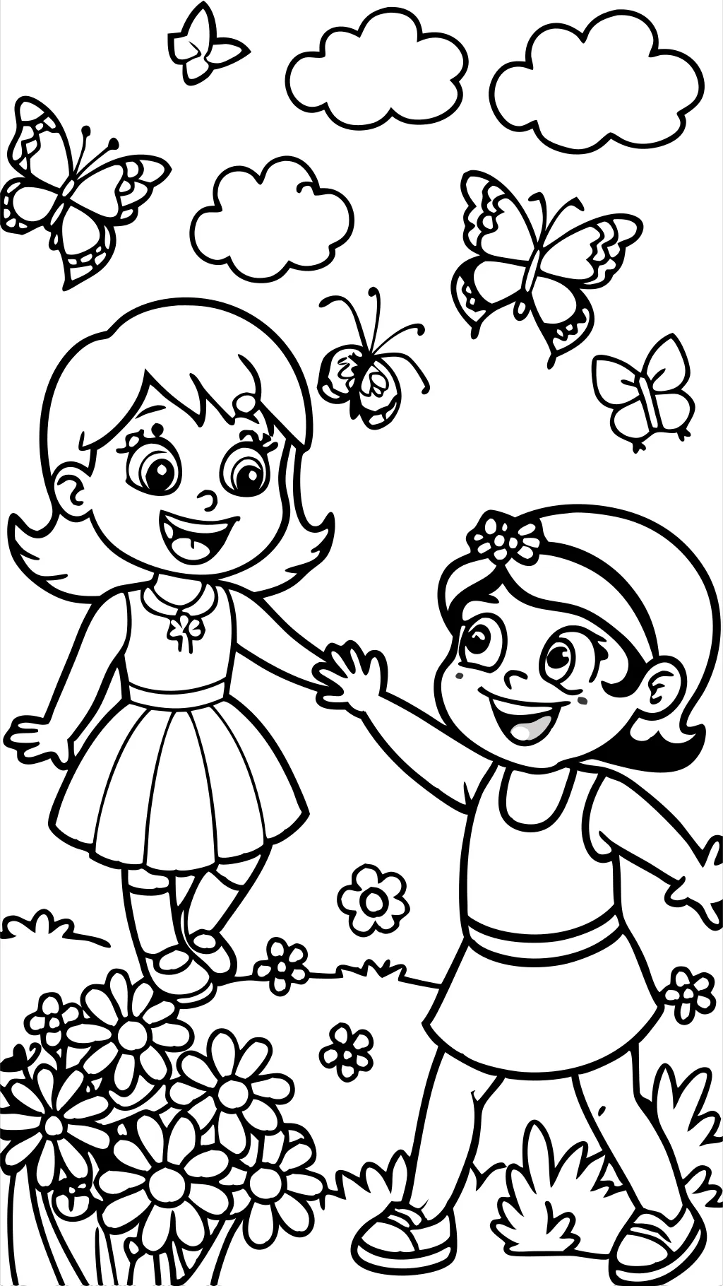 coloriage Diana et Roma